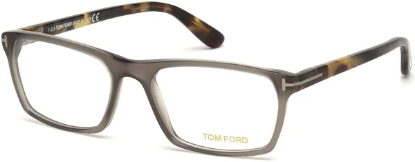 Tom Ford FT4295 Eyeglasses 020 Grey Front, Havana Temples