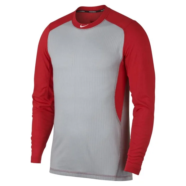 Nike Men's Long-Sleeve Baseball Top, Size: Small, Gray