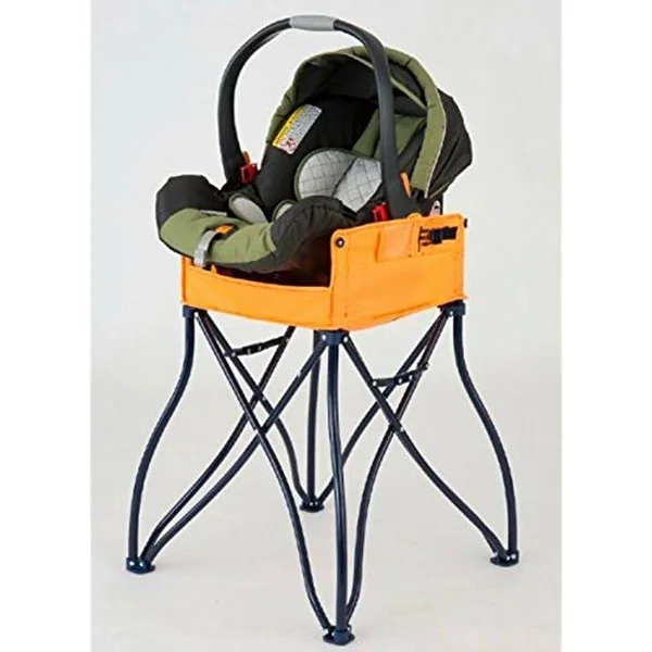 Phoenix Baby GoTo 2-in-1 Infant Car Seat Station and Travel High Chair: Orange