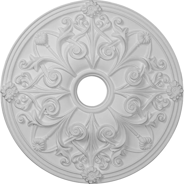 23 5/8x22OD x 3 7/8x22ID x 2 1/8x22P Jamie Ceiling Medallion (Fits Canopies Up to 3 7/8x22), Hand-Painted Gobi Desert