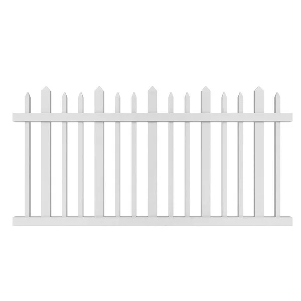 Freedom Pre-Assembled Ashford 4-ft H x 8-ft W White Vinyl Fence Panel
