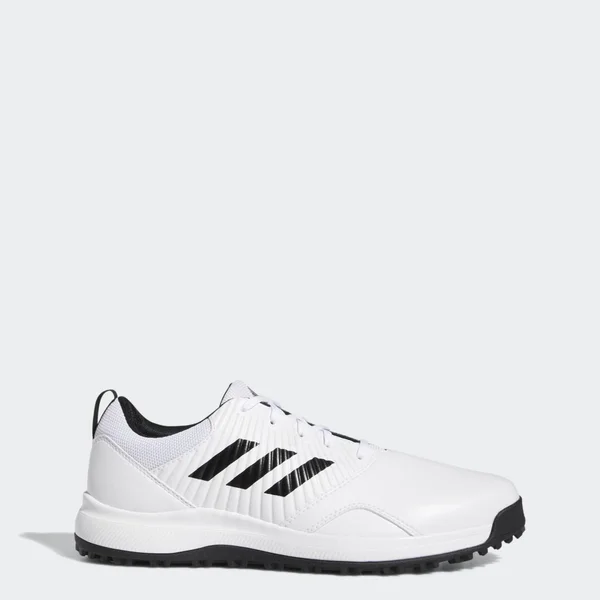 Adidas CP Traxion Spikeless Golf Shoes - White/Core Black/Gray Six - 7.5