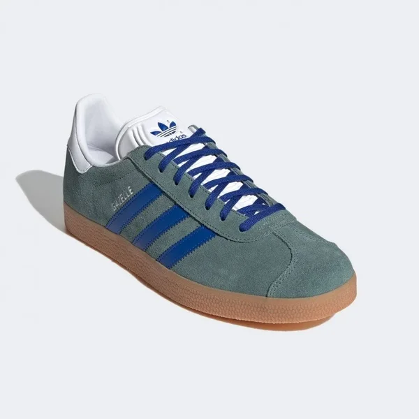 Adidas Originals Gazelle - Hazy Emerald - Royal Blue, Gum Colour: Haz