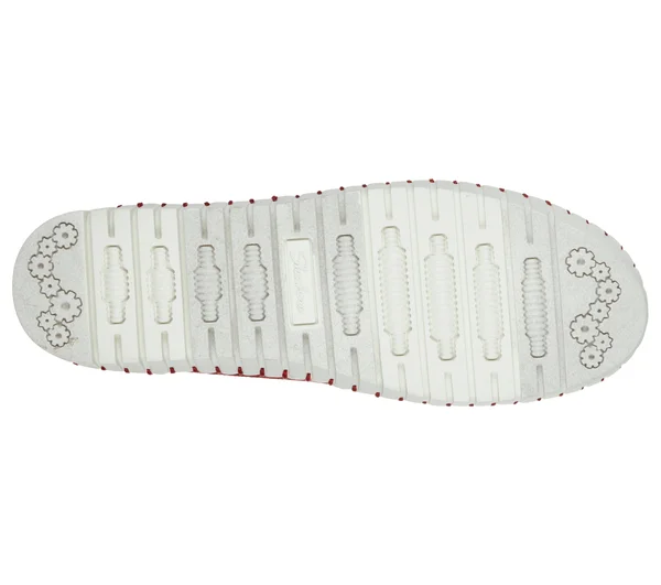 Skechers Women's Sepulveda Blvd - Day Wishes Slip-On Shoes - Dark Red, 8.5