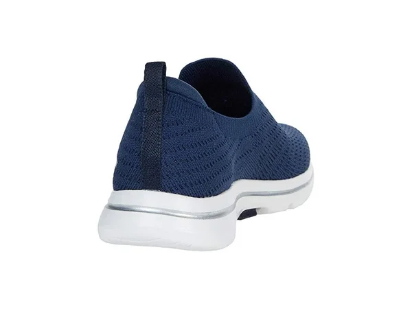 Skechers GOwalk 5 - Coastal View Navy, White - Size 10.0