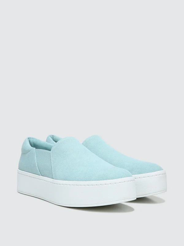 Vince Women's Warren Platform Sneakers - Light Blue