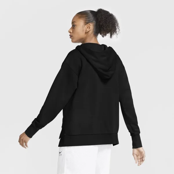 Nike Swoosh Fly Standard Issue Women's Basketball Pullover Hoodie in Black - Size: 3XL, CU3479-010