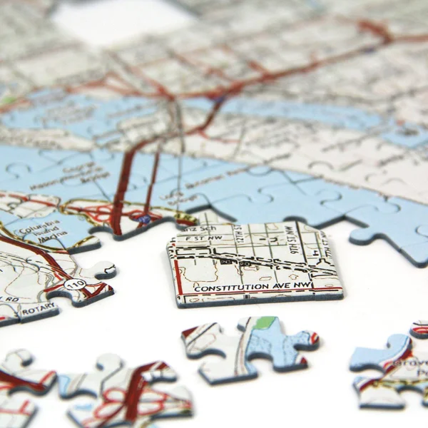 Personalized ' My Hometown' Map Jigsaw Puzzle (USGS Mapping)