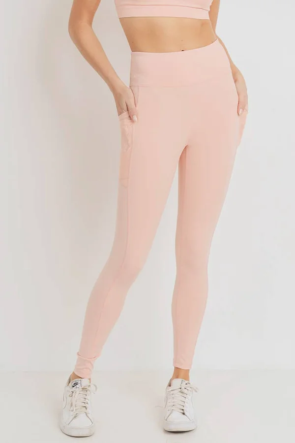 Eco Leggings // Cantaloupe Large