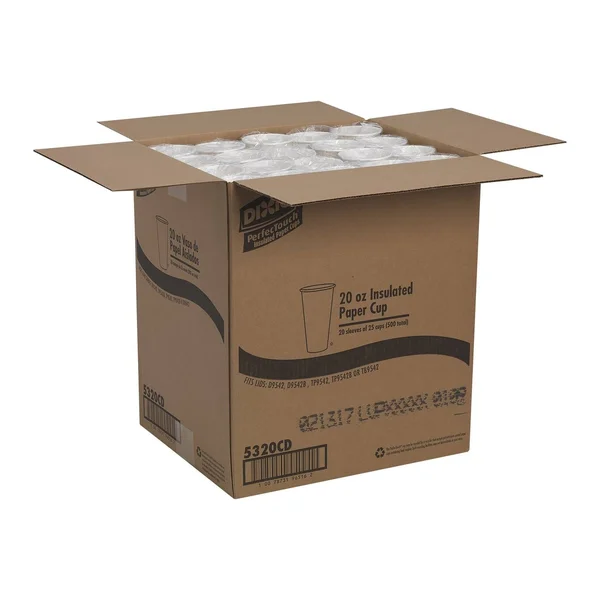 Dixie Hot Cups, Paper, 20oz, Coffee Dreams Design, 25/Pack, 20 Packs/Carton
