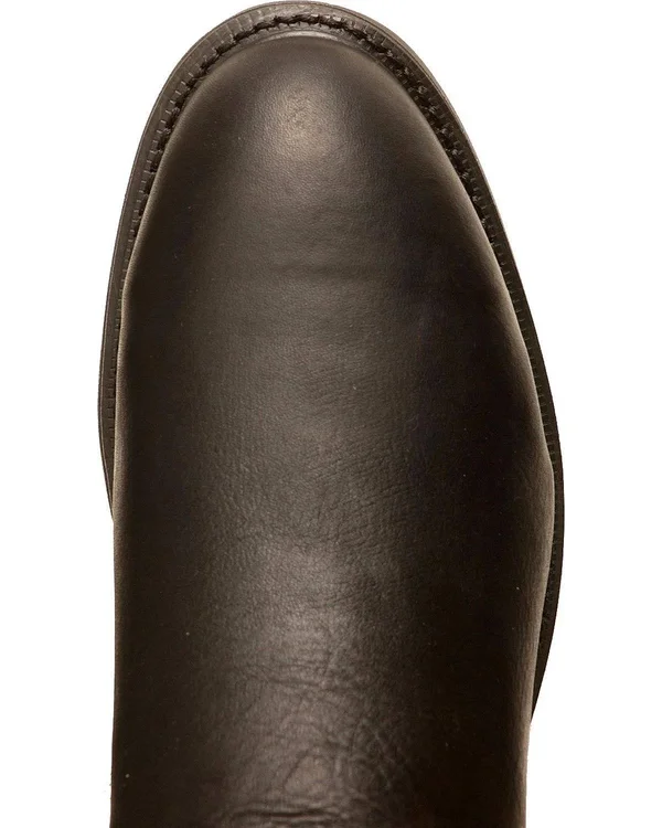 Justin Men's Conductor Black Pull on Work Boots - 4763 - Size 12