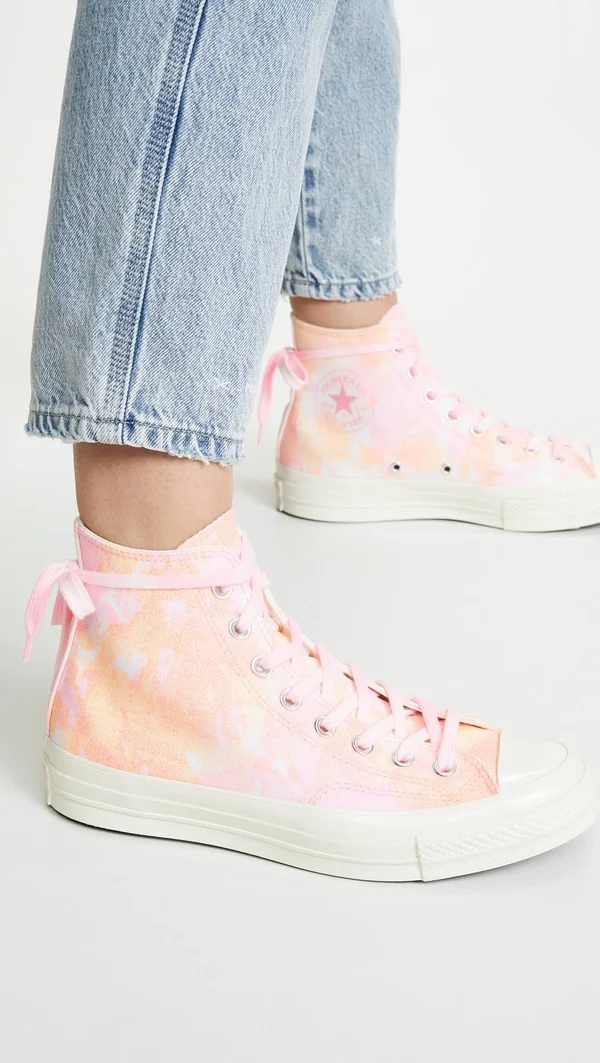 Womens Converse Chuck Taylor 70 Hi Shoes Pink/Melon Baller Size 11