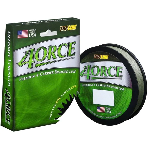 Tuf-Line 4orce Braided Line 4-Carrier 80lb 2 - 500Yd Green