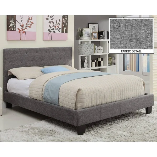 Summit 60x22 Queen Platform Bed - Natural Linen