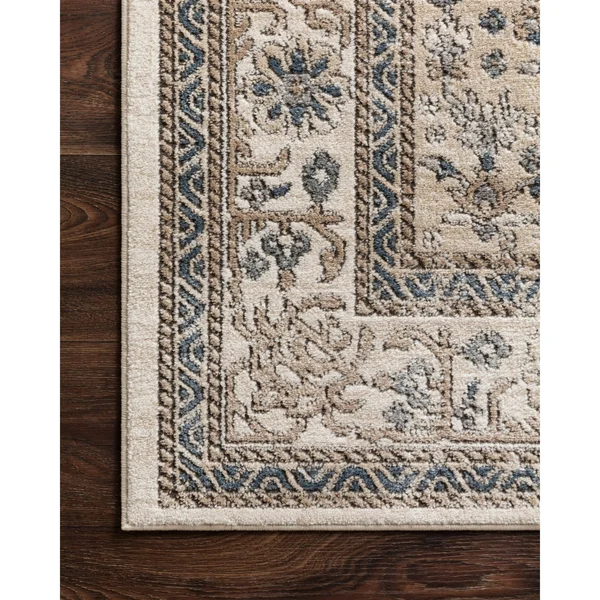 Alexander Home Josefina Diamond Medallion Traditional Rug - 2&8x22 x 10&6x22 - Oatmeal, Ivory