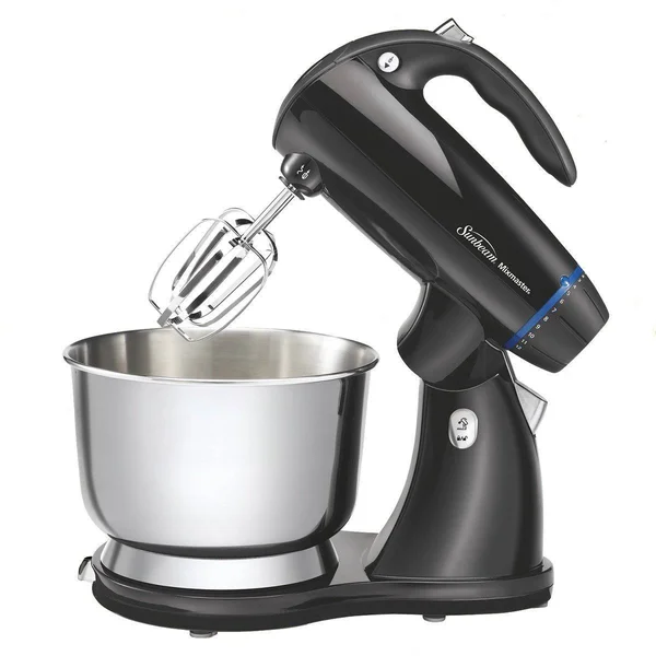 Sunbeam 2594 350-Watt Mixmaster Stand Mixer with Dough Hooks and Beaters, Black