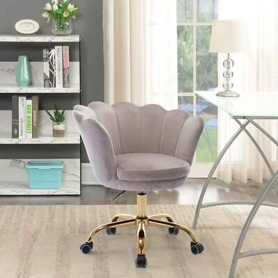 Bensonhurst Task Chair Everly Quinn Upholstery Color: Light Gray