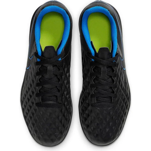 Nike Kids& Tiempo Legend 8 Club Turf Soccer Cleats - Black