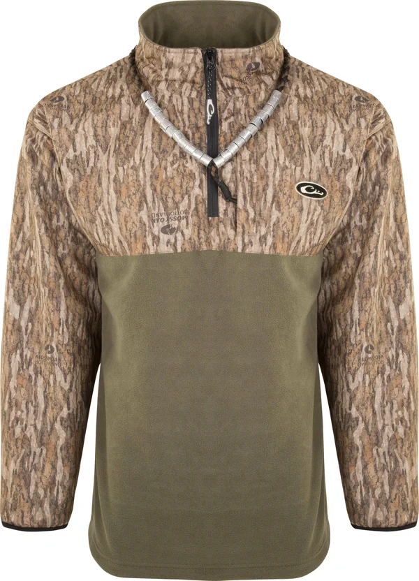 Drake 1/4 Zip Refuge Eqwader Bottomland - XL