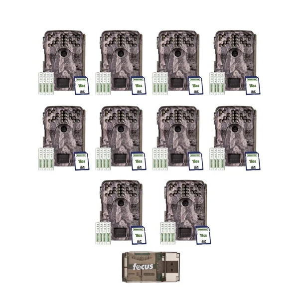 Moultrie A-900i 30MP Trail Camera - 10 Pack - Camouflage
