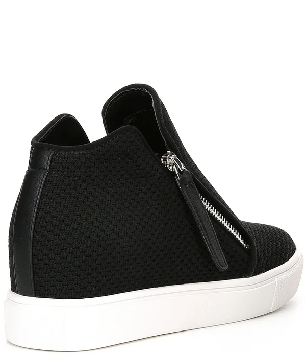 Steve Madden Women's Click Wedge Sneaker Taupe 8