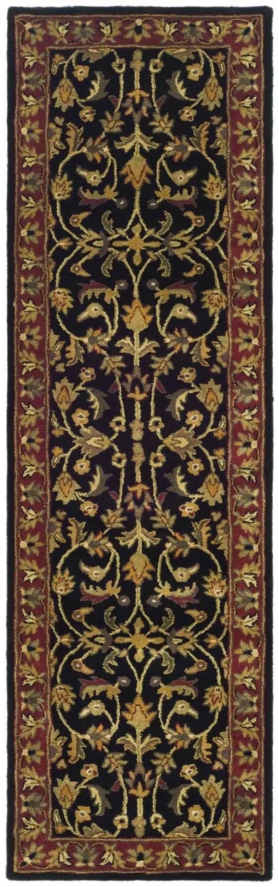 Safavieh Heritage HG953A Area Rug - Black/Red, Size: 4& x 6&