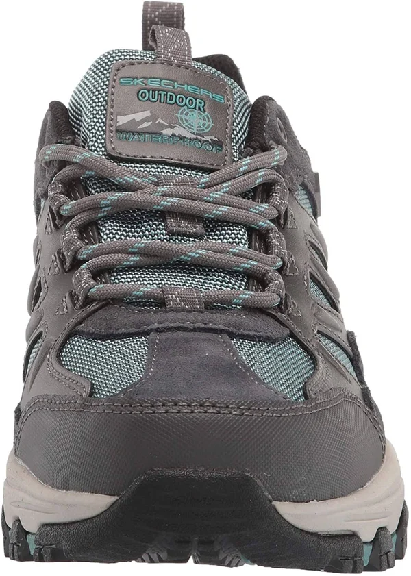 Skechers Women's Relaxed Fit Selmen West Highland Hiking Shoe, Gray/Blue