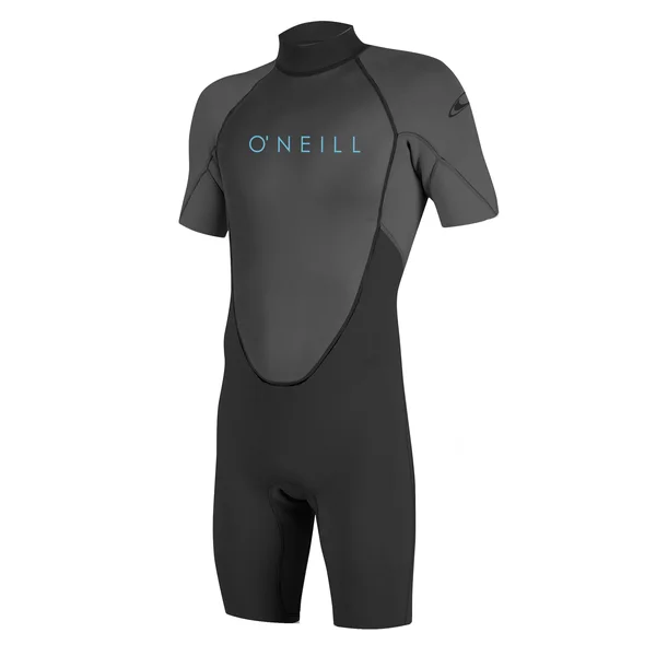 O&Neill Youth Reactor-2 2mm Back Zip S/S Spring Wetsuit Black, 8