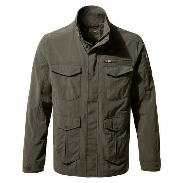 Craghoppers Mens NosiLife Adventure II Jacket Woodland Green XL