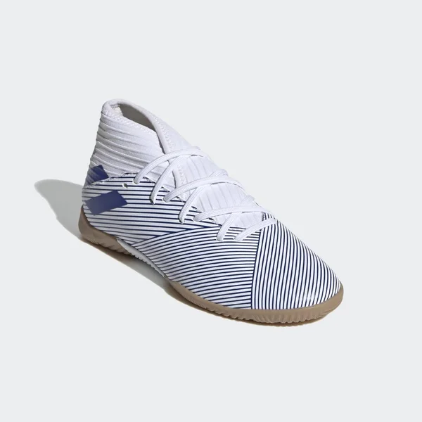 Adidas Kids& Nemeziz 19.3 Indoor Soccer Shoes, White