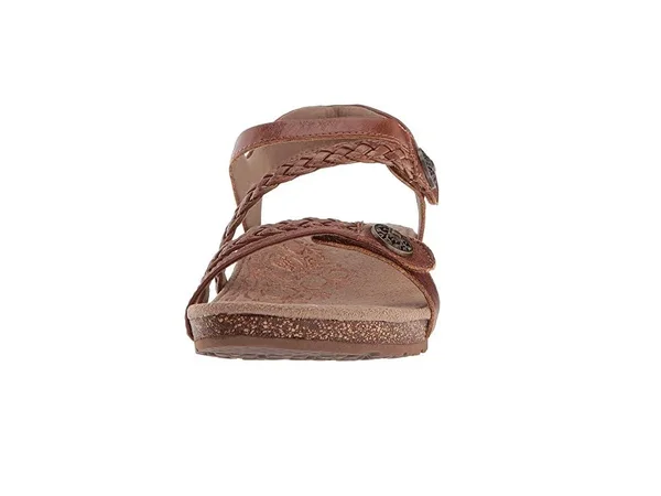 Women's Aetrex Jillian, Adult, Size: 5 M, Cognac Leather