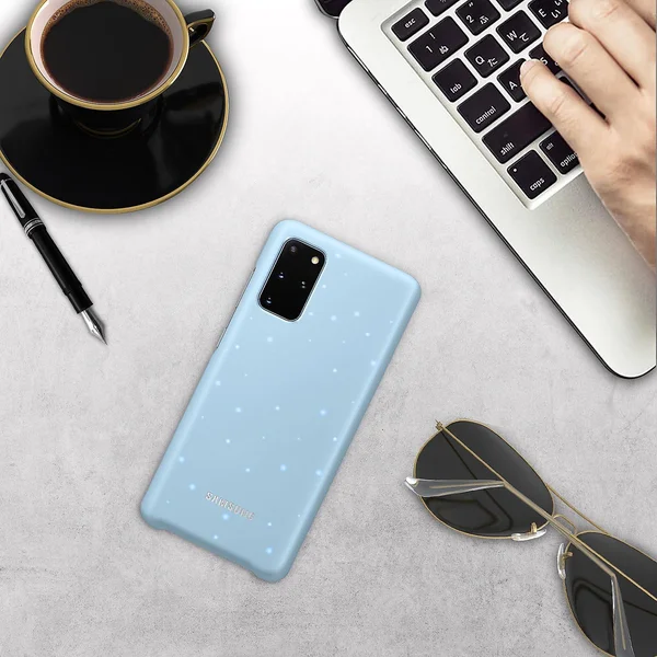 Official Samsung Galaxy S20 Plus LED Cover Case - Sky Blue