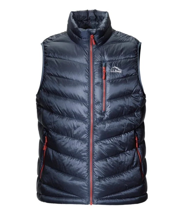 Men's Ultralight 850 Down Vest Blue Medium, L.L.Bean