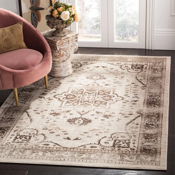 Safavieh Evoke EVK509B 5&1x22 x 7&6x22 Beige, Brown Area Rug