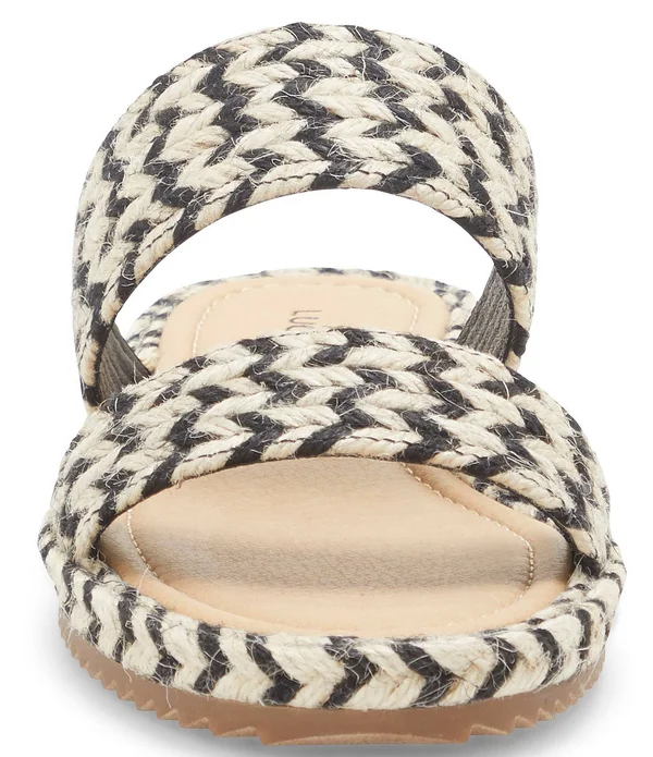 Women's Lucky Brand Decime Slide Sandal, Size 8.5 M - Black
