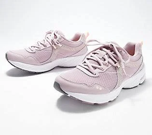 Ryka Mesh Lace-Up Memory Foam Sneakers -Intrigue 2, Size 6-1/2 Medium, Violet Ice