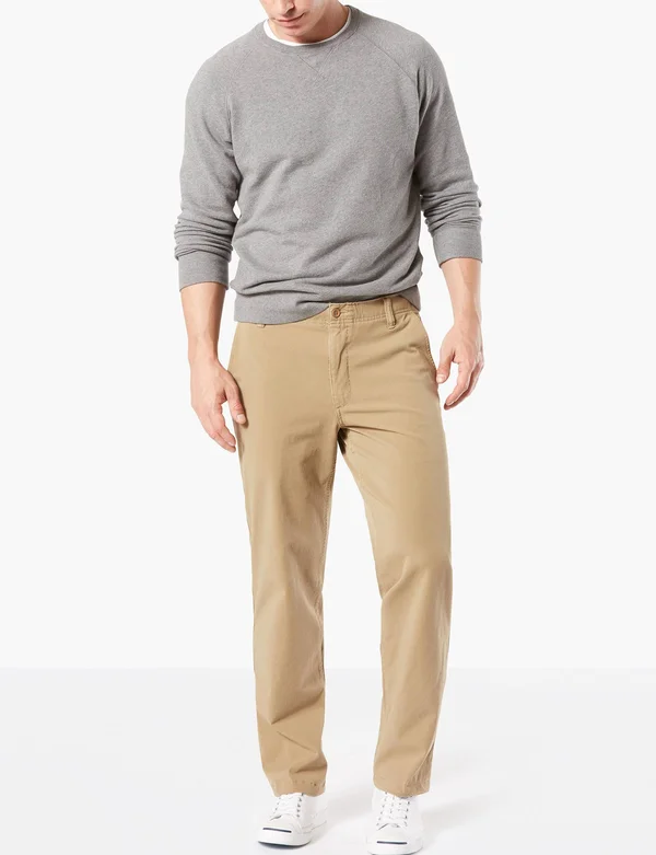 Dockers Men's Straight Fit Downtime Khaki Smart 360 Flex Pants D2
