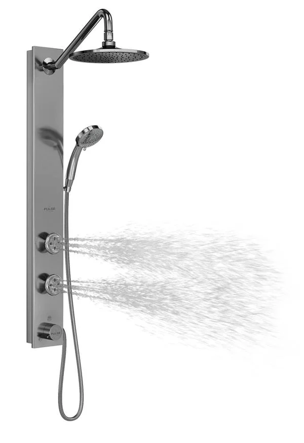 Pulse ShowerSpas 1021-ssb Aloha Brushed Stainless Steel Shower System