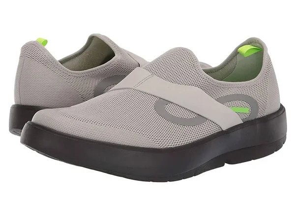 OOmg Low, OOFOS, Men's Black/Grey, 11