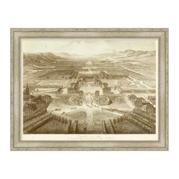 Surya LJ4087-4636 'Bird's Eye View of Versailles' Framed Art