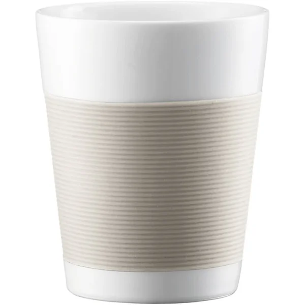 Bodum Canteen Double Walled Mug - Medium, 0.2 Litre - White