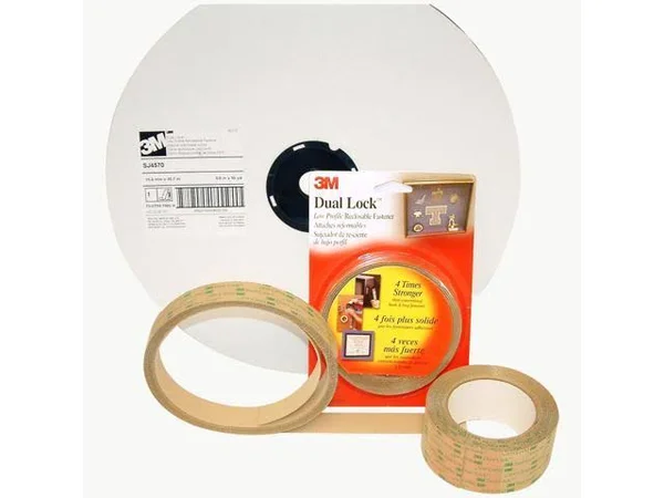 3M Dual Lock Low Profile Reclosable Fastener SJ4570 - Clear, 5/8 in x 50 yd