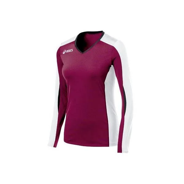Asics Women's Roll Shot Jersey, Black, Medium