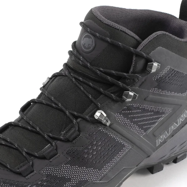 Mammut Ducan Mid GTX Hiking Boot - Men's Black/Dark Titanium - 13.5