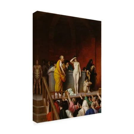 Trademark Fine Art 'Market in Rome' Canvas Art by Gerome, Size: 24 x 32