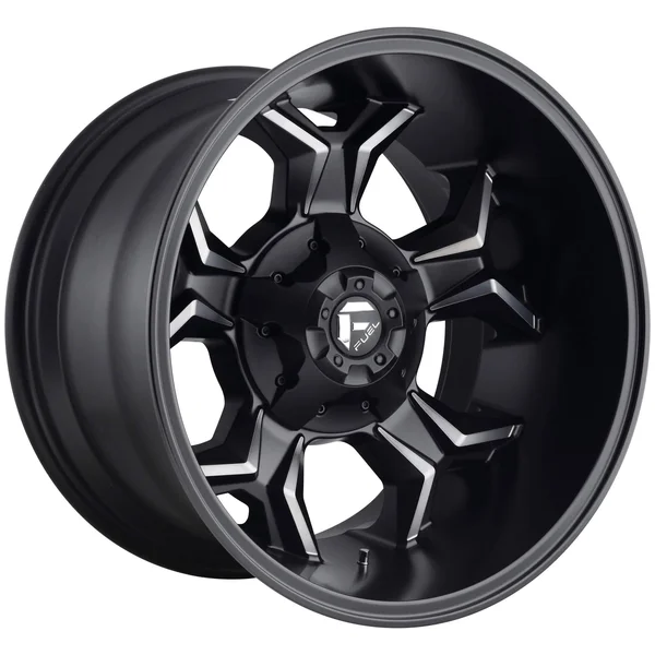 Fuel D605 Avenger Machined Black DDT 20x12 5x5.5 - 5x150 -44mm (d60520207047)