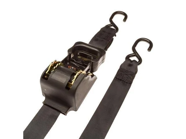 4 Pack - 2x22 x 10& Retractable Ratchet Strap with S-Hooks
