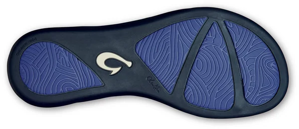 Olukai Ho&opio Leather - Women's Sandal Navy/trench Blue - 9