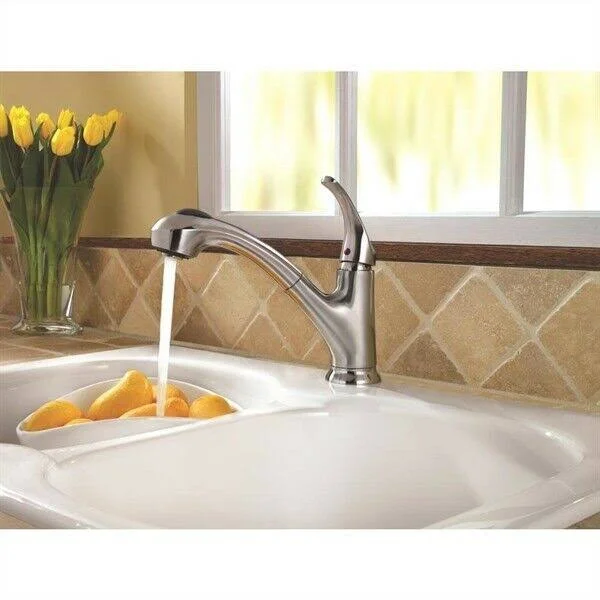 Pfister Shelton Stainless Steel One-Handle Pull-Out Kitchen Faucet