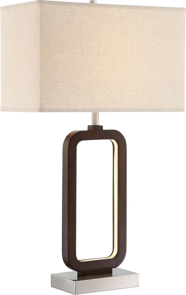 Lite Source Leonard Table Lamp - Walnut LS-23022